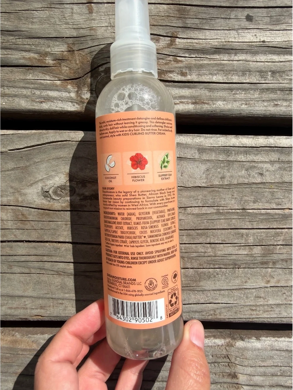 SheaMoisture Kids Leave In Conditioner & Detangler Spray 8 fl oz